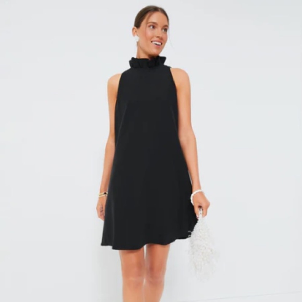 Tuckernuck Blythe Sleeveless Dress in Black Medium M NWT